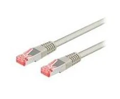 Wentronic „Goobay CAT 6“ jungiamasis kabelis, S/FTP (PiMF), pilkas, 0,5 m - LSZH be halogenų, kupolas (50885)