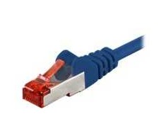 Wentronic Goobay CAT 6 tinklo kabelis, S/FTP (PiMF), mėlynas, 10 m - LSZH be halogenų, varis (68272)