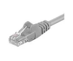 Wentronic Goobay CAT 6 patch kabelis, U/UTP, pilkas, 20 m - CCA vario mišinys (68404)