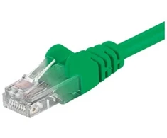 Goobay Wentronic Goobay CAT 6 Komutacinis kabelis, U/UTP, žalias, 1 m - CCA coppergemisch (68440)