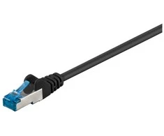 Goobay CAT 6ACJungiamasis laidas, S/FTP (PiMF), juodas - Laido ilgis 50 m