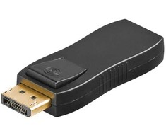 Wentronic „Goobay DisplayPort“ į HDMI adapteris 1.1, standartinė HDMI lizdinė jungtis (A tipo) - standartinė HDMI lizdinė jungtis (A tipo) > „DisplayPort“ kištukas (51719)