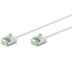 Goobay 74362, 3 m, Cat8.1, U/FTP (STP), RJ-45, RJ-45, baltas