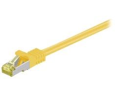 Wentronic RJ-45 Cat.7 kabelis 2 m - RJ-45 - RJ-45 - kištukas/kištukas - auksinis - Cat.7 kabelis - S/FTP (S-STP) (91602)
