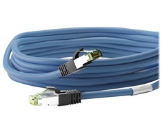 Wentronic Goobay RJ45 pataisinis kabelis (CAT 6A, 500 MHz) su CAT 8.1 S/FTP neapdorotu kabeliu, - Kabelio ilgis 25 m