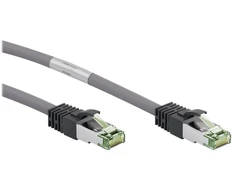 Goobay RJ45 pataisinis kabelis (CAT 6A, 500 MHz) su CAT 8.1 S/FTP neapdorotu kabeliu, - Kabelio ilgis 25 m