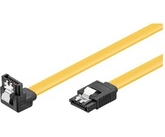 Wentronic „Goobay“ – SATA kabelis – serijinis ATA 150/300/600 – SATA į SATA – 50 cm – 90° jungtis, užrakinamas (95020)