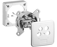 Wentronic Goobay Rinkinys poczwórnego gniazda antenowego (RB67089)