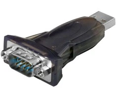 Wentronic Adapteris AV Goobay USB į serijinį RS232 keitiklis / adapteris, permatomos