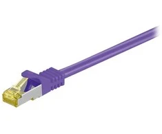 Wentronic „GoobayCat.7 Raw cable“ jungiamasis kabelis, S/FTP (PiMF), violetinis, 30 m - LSZH be halogenų, varis, RJ45 jungtis (91681)