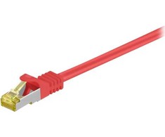 Wentronic Goobay Patchcord S/FTP, Cat7, 15m, raudona (91652)