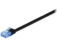 Wentronic Goobay CAT 6A UTP FLAT Patchcord LAN kabelis, judas, 3m