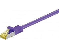 Wentronic „Goobay“ RJ45 jungiamasis kabelis, CAT 6A S/FTP (PiMF), 500 MHz su CAT 7 žaliais kabeliais, Violetinis - Kabelio ilgis 7,5 m