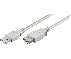 Wentronic „Goobay Thunderbolt“ – 5 m pilkos spalvos USB-A USB laidas (JAB-853832)