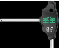 Šešiakampis atsuktuvas su T-formos rankena WERA 54 Hex-Plus HF 5x150mm