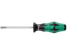 Wera 05028051001, 17,8 cm, juoda / žalia