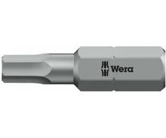 Grąžtas Wera 05056305001, 1 vnt., Šešiakampis (metrinis), 2 mm, CE, GS, DVE, 25 mm, 25,4 / 4 mm (1 / 4")