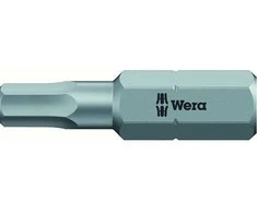 Grąžtas Wera 840/1 Z antgaliai, 1 vnt., Šešiakampis (metrinis), 3 mm, 25 mm, 25,4 / 4 mm (1 / 4"), šešiakampis