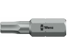 Grąžtas Wera 840/1 Z antgaliai, 1 vnt., šešiakampis (metrinis), 6 mm, 25 mm, 25,4 / 4 mm (1 / 4"), šešiakampis
