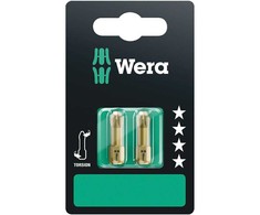 Grąžtas Wera 855/1 TH SB SiS Kreuzschlitz-Bit PZ 3 Werkzeugstahl extra hart D 6.3 2 St. - 2 pc(s) - Pozidriv - 2 x PZ - ISO 1173-D - 2.5 cm - 60 mm