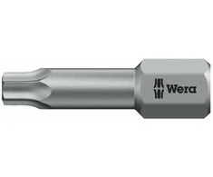 Grąžtas Wera 867/1 TZ TORX® antgaliai, 1 vnt., Torx, TX 20, 25 mm, 25,4 / 4 mm (1 / 4"), šešiakampiai