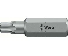 Grąžtas Wera Antgalis su skyle 1/4" DIN3126C6,3,d. Torx lizdo varžtai 25x25mm Wera
