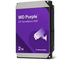 Western Digital Kietasis diskas „Violetinė Violetinė“ 2 TB 3,5 SATA 256 MB