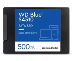 Sandisk Western Digital mėlynas SA510, 500 GB, 2,5 colio, 560 MB/s, 6 Gbit/s