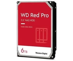 Western Digital Raudonas PRO 6 TB, 6 TB, 7200 aps./min., 256 MB, 3,5 colio, serijinis ATA III