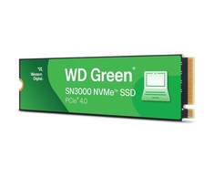 Western Digital WD Žalias SN3000 SSD 500 GB M.2 PCIe 4.0 x4 5000 MB/s WDS500G4G0E-00CPS0