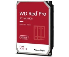 Sandisk „Western Digital Raudona Pro WD202KFGX“ vidinis kietasis diskas, 20 TB, 7200 RPM, 512 MB, 3,5 colio, „Serial ATA III“