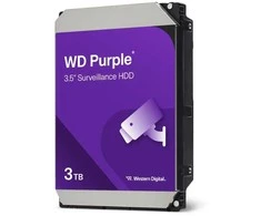 Western Digital Violetinė internal hard drive 3 TB 5400 RPM 128 MB 3.5" Serial ATA III