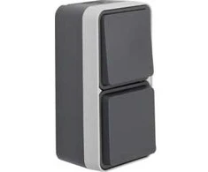 Berker 47803515 - Type F - CEE 7/4 - -40 - 30 °C - Gray - Plastic - IP55