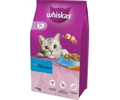 Whiskas sausas kačių maistas suaugusioms katėms su tunu 7kg