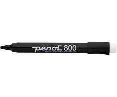 Baltos lentos žymeklis Penol 800 1,5 mm juodas apvalus galiukas