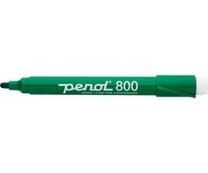 Baltos lentos žymeklis, Penol 800, 1,5 mm, apvalus, žalias, 10 vnt. pakuotėje