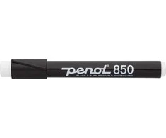 Baltos lentos žymeklis Penol 850 2-5 mm juodas nuožulnus galiukas