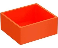 Wibe Guminis kamštis oranžinis plastikinis 28D