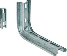 SCHNEIDER ELECTRIC Laikiklis grotelių padėklui 200 mm, aukštis 131 mm, plotis 250 mm, cinkuotas