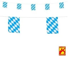 Widmann Bavarijos vėliavos girlianda, 6 m
