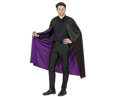 Widmann Dvipusis apsiaustas, juodos ir violetinės spalvos, 130 cm.