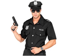 Widmann Juodi policijos marškinėliai kostiumui