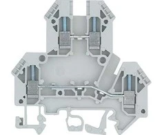 WIELAND Grindų gnybtas varžtas 5/2.5 mm² WKN 2.5E/U V0 pilkas