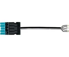 Wieland GST18I5 Kabelis, lizdas/laisvas, HF CPR: Eca 1.5mm2 mėlynas, L=3M