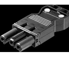 WIELAND kištukas, 3 polių, kabeliams surinkti. Kabelio skersmuo: 1,5 mm² ir 2,5 mm².