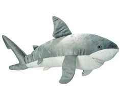 Wild Republic - Plush Toy Jumbo Cuddlekins 96cm Great Baltas Shark (808049)