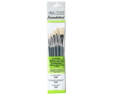 Winsor &amp; Newton Winsor &amp; Newton 5295025, rinkinys, Įvairūs, Sintetiniai, 6 vnt.