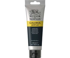 Akriliniai dažai Winsor &amp; Newton Galeria 120 ml, pilki