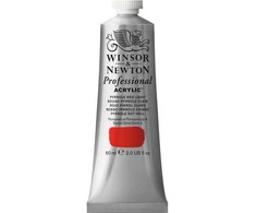 Winsor &amp; Newton Professional akriliniai dažai, 60 ml, raudoni, tūbelė