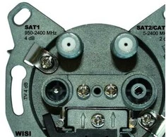 Wisi DB 54, bendraašis, sidabrinis, metalinis, 70 mm, 22 mm, 70 mm